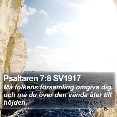 Psaltaren 7:8 SV1917 Bible Verse Image