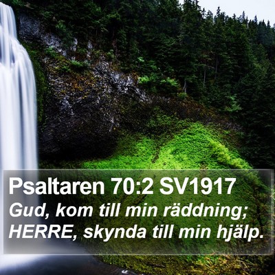 Psaltaren 70:2 SV1917 Bible Verse Image