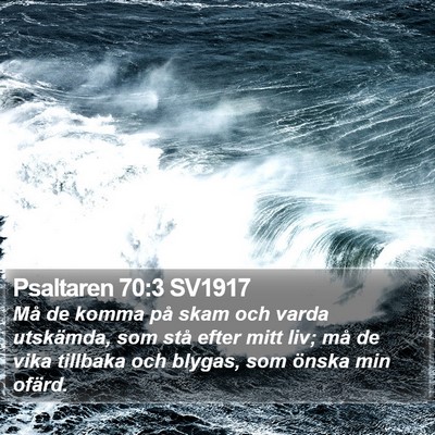 Psaltaren 70:3 SV1917 Bible Verse Image