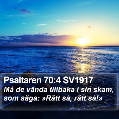 Psaltaren 70:4 SV1917 Bible Verse Image