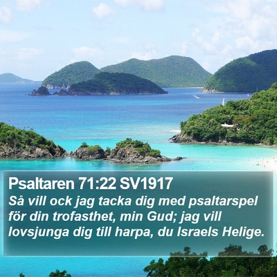 Psaltaren 71:22 SV1917 Bible Verse Image
