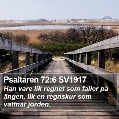 Psaltaren 72:6 SV1917 Bible Verse Image