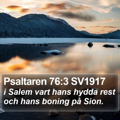 Psaltaren 76:3 SV1917 Bible Verse Image