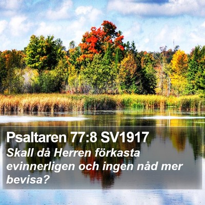 Psaltaren 77:8 SV1917 Bible Verse Image