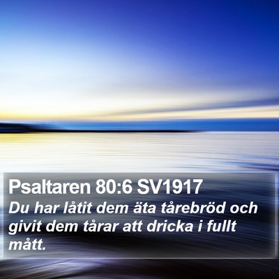 Psaltaren 80:6 SV1917 Bible Verse Image