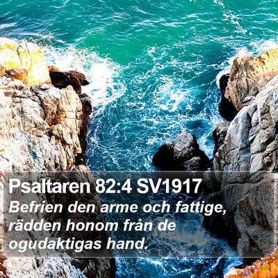 Psaltaren 82:4 SV1917 Bible Verse Image