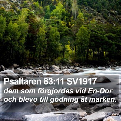 Psaltaren 83:11 SV1917 Bible Verse Image