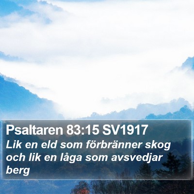 Psaltaren 83:15 SV1917 Bible Verse Image