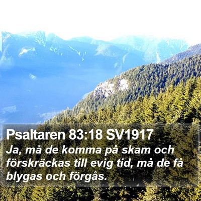 Psaltaren 83:18 SV1917 Bible Verse Image