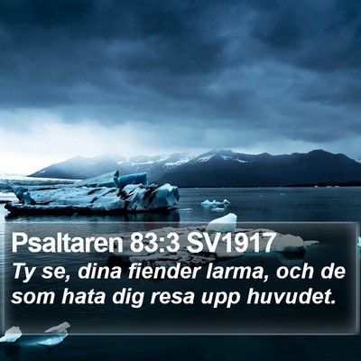 Psaltaren 83:3 SV1917 Bible Verse Image