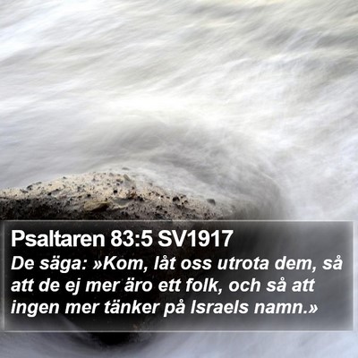Psaltaren 83:5 SV1917 Bible Verse Image