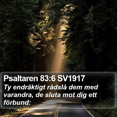 Psaltaren 83:6 SV1917 Bible Verse Image