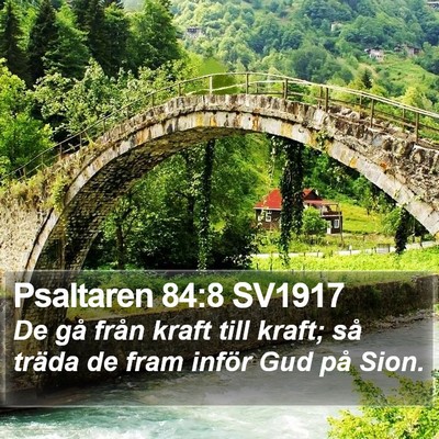 Psaltaren 84:8 SV1917 Bible Verse Image