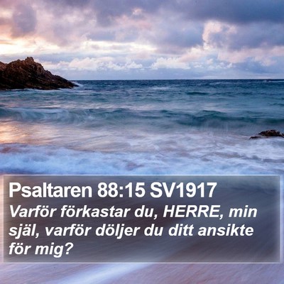 Psaltaren 88:15 SV1917 Bible Verse Image