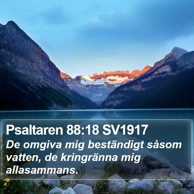 Psaltaren 88:18 SV1917 Bible Verse Image