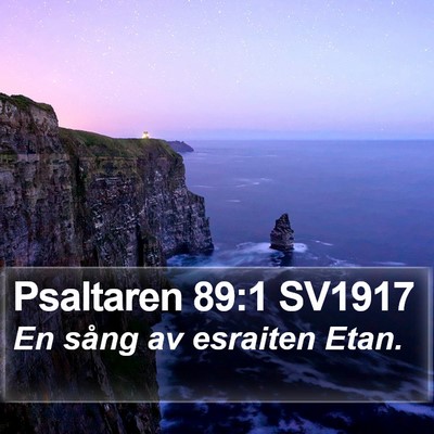 Psaltaren 89:1 SV1917 Bible Verse Image