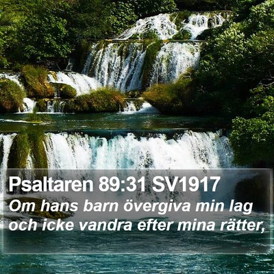 Psaltaren 89:31 SV1917 Bible Verse Image