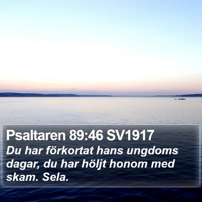 Psaltaren 89:46 SV1917 Bible Verse Image