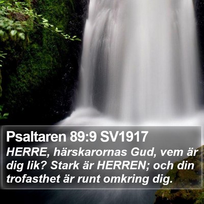 Psaltaren 89:9 SV1917 Bible Verse Image