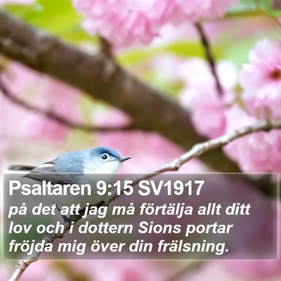 Psaltaren 9:15 SV1917 Bible Verse Image