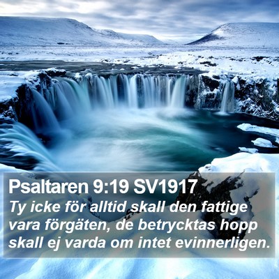 Psaltaren 9:19 SV1917 Bible Verse Image