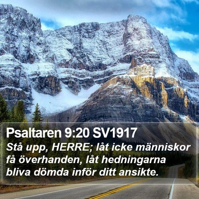 Psaltaren 9:20 SV1917 Bible Verse Image