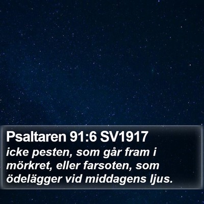 Psaltaren 91:6 SV1917 Bible Verse Image