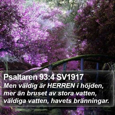 Psaltaren 93:4 SV1917 Bible Verse Image