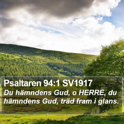 Psaltaren 94:1 SV1917 Bible Verse Image