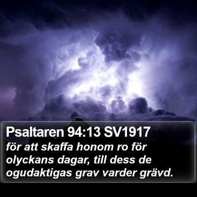Psaltaren 94:13 SV1917 Bible Verse Image