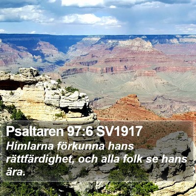 Psaltaren 97:6 SV1917 Bible Verse Image