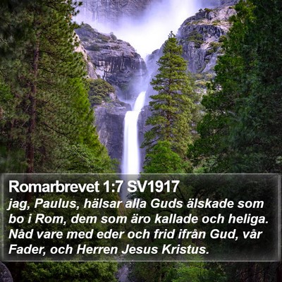 Romarbrevet 1:7 SV1917 Bible Verse Image