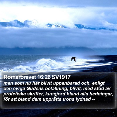 Romarbrevet 16:26 SV1917 Bible Verse Image