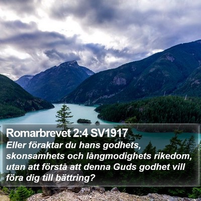 Romarbrevet 2:4 SV1917 Bible Verse Image