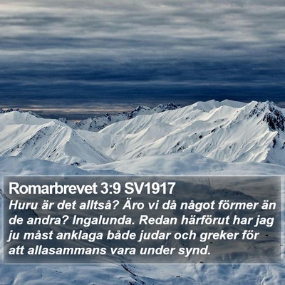 Romarbrevet 3:9 SV1917 Bible Verse Image