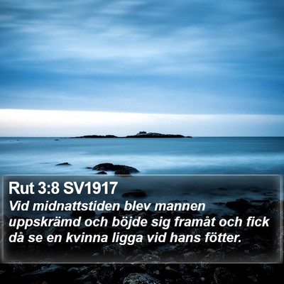 Rut 3:8 SV1917 Bible Verse Image
