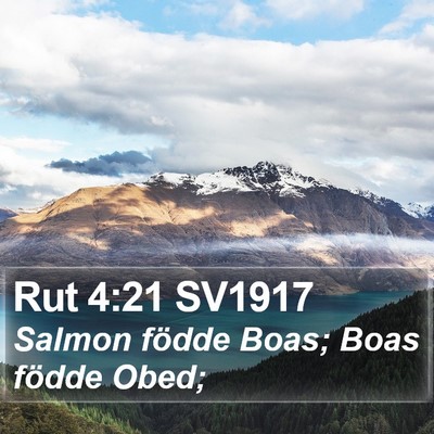 Rut 4:21 SV1917 Bible Verse Image