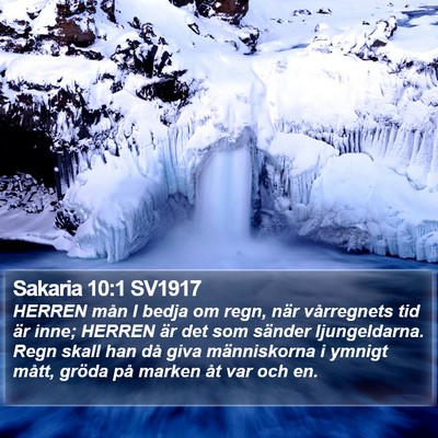 Sakaria 10:1 SV1917 Bible Verse Image