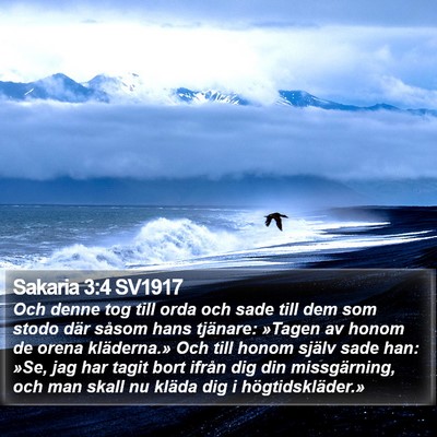 Sakaria 3:4 SV1917 Bible Verse Image