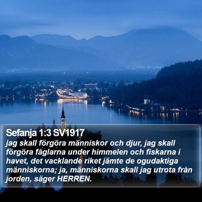 Sefanja 1:3 SV1917 Bible Verse Image