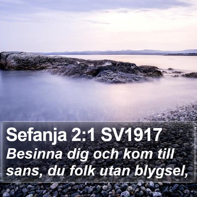 Sefanja 2:1 SV1917 Bible Verse Image
