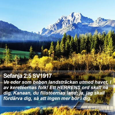 Sefanja 2:5 SV1917 Bible Verse Image