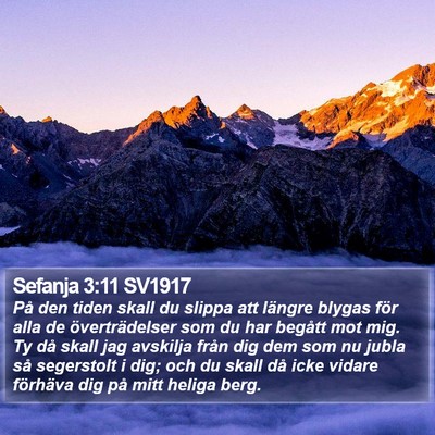 Sefanja 3:11 SV1917 Bible Verse Image
