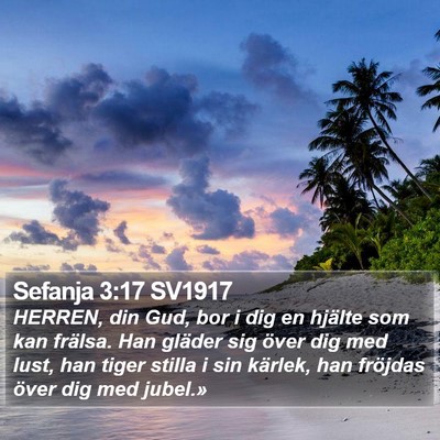 Sefanja 3:17 SV1917 Bible Verse Image
