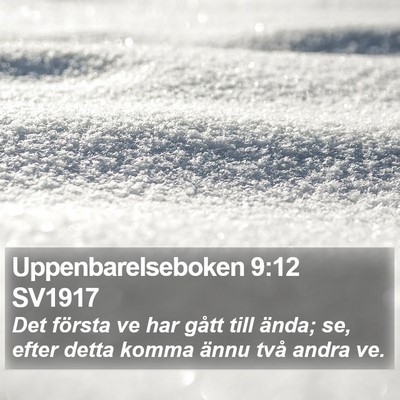 Uppenbarelseboken 9:12 SV1917 Bible Verse Image