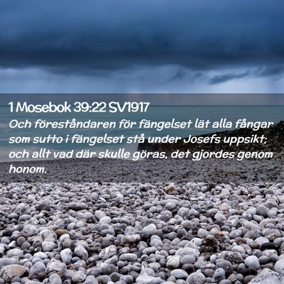 Picture 02 - 1 Mosebok 39:22 SV1917 - Och föreståndaren för fängelset lät alla - Bible Verse Picture