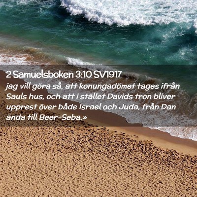 Picture 02 - 2 Samuelsboken 3:10 SV1917 - jag vill göra så, att konungadömet tages - Bible Verse Picture