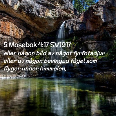 Picture 02 - 5 Mosebok 4:17 SV1917 - eller någon bild av något fyrfotadjur eller av - Bible Verse Picture