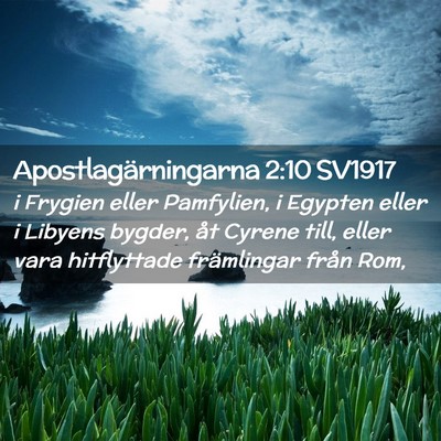 Picture 02 - Apostlagärningarna 2:10 SV1917 - i Frygien eller Pamfylien, i Egypten eller i - Bible Verse Picture