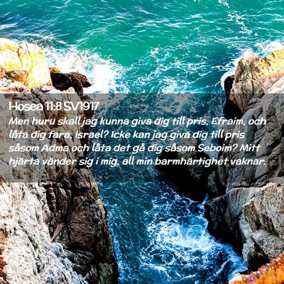 Picture 02 - Hosea 11:8 SV1917 - Men huru skall jag kunna giva dig till pris, - Bible Verse Picture